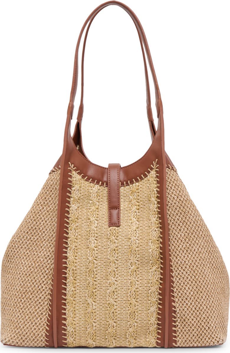 Dolce Vita Lourdes Woven Raffia Tote, Alternate, color,