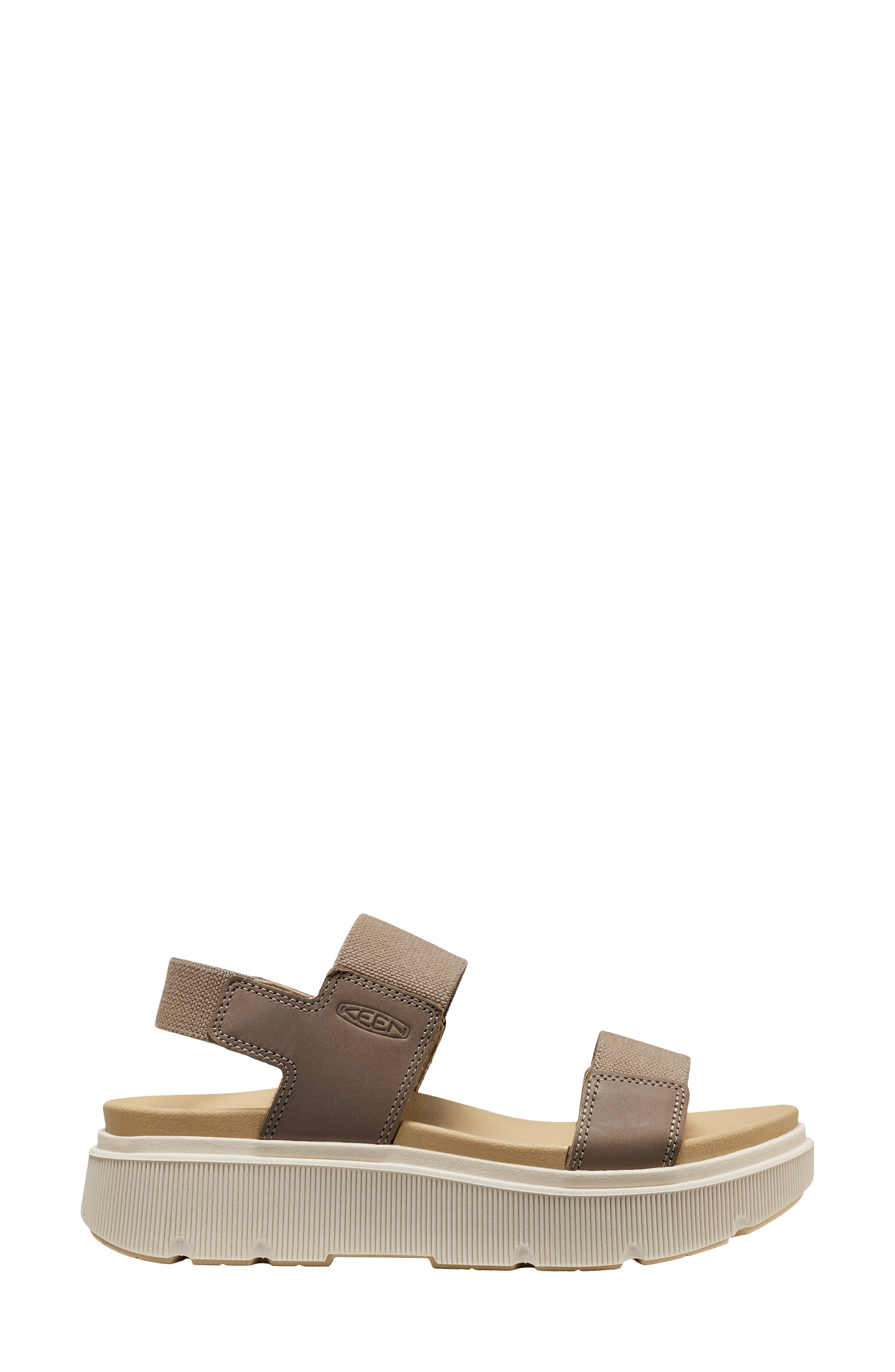 Elle Mila Platform Sandal, Alternate, color, BRINDLE