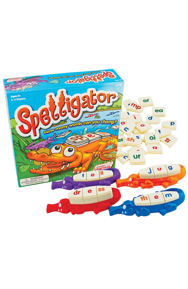 Junior Learning Spelligator Word Building Game, Main, color, Multicolored
