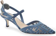 Fendi Colibrì Lite Kitten Heel Slingback Pump