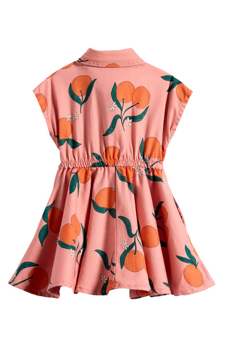 OTTER AVENUE Kids' Avenue Twirl Shirtdress, Alternate, color, Adobe Dust Print