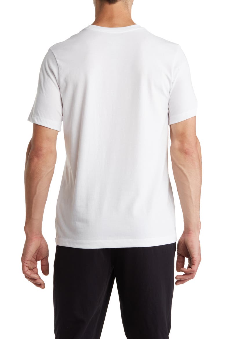 Dri-FIT Training T-Shirt, Alternate, color, 100 WHITE/BLACK