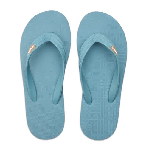 Feelgoodz Womens Classicz Core Natural Rubber Flip-flop Thong Sandals In Blue
