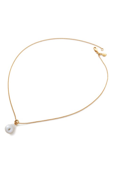 Baroque Pearl Pendant Necklace