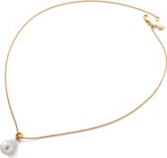 Monica Vinader Baroque Pearl Pendant Necklace