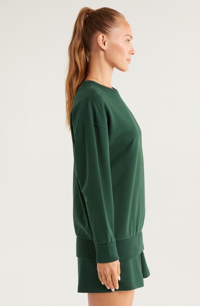 Recess Pickleball x Zella Courtside Oversize Sweatshirt, Alternate, color, Green Park