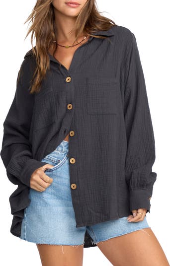 Swell Gauze Button-Up Shirt
