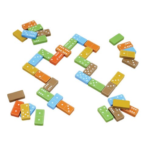 Wooden Dominoes - 168 Pieces