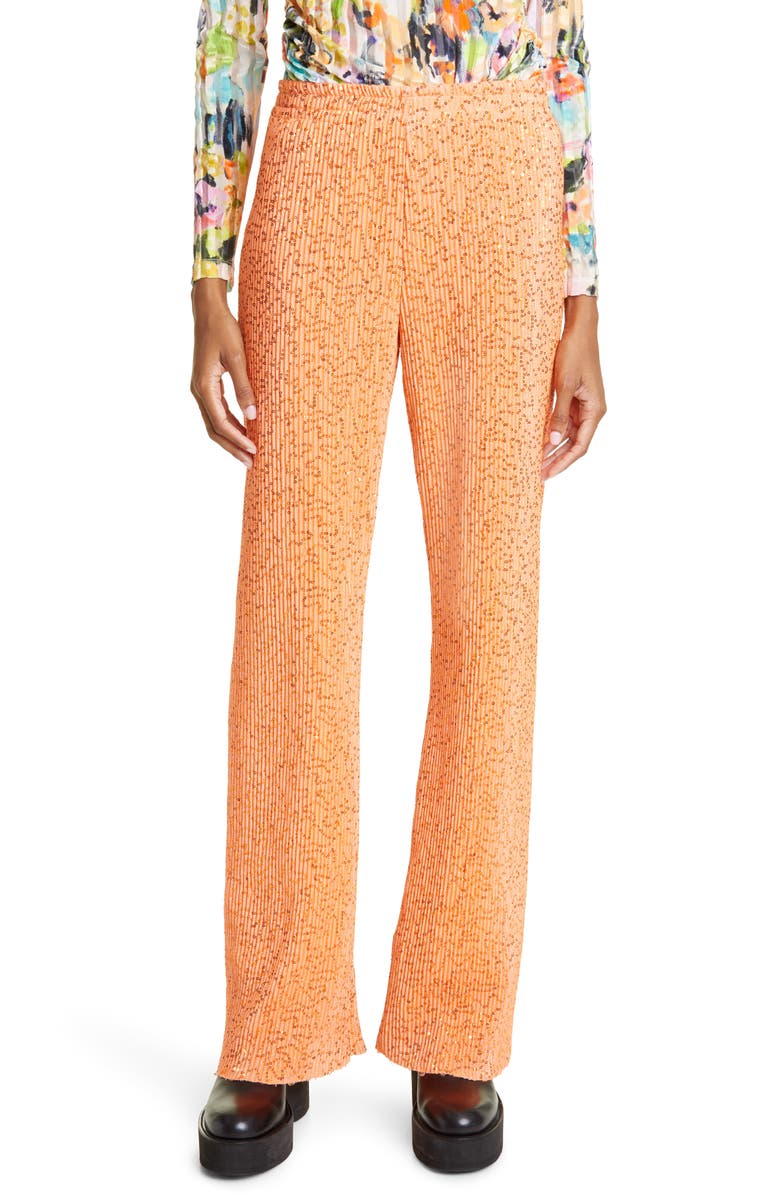 Stine Goya Markus Sequin Pull-On Pants, Main, color, 