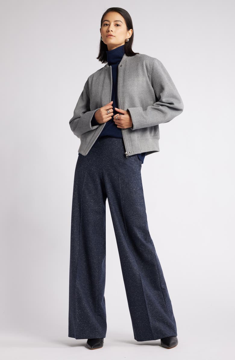 Nordstrom Brushed Bomber Jacket, Alternate, color, 