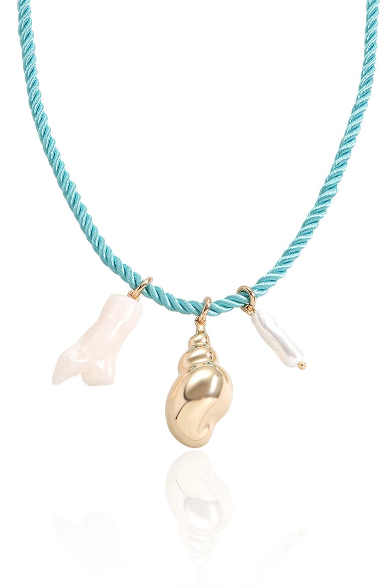 Assorted Charm Rope Necklace, Alternate, color, TURQUOISE