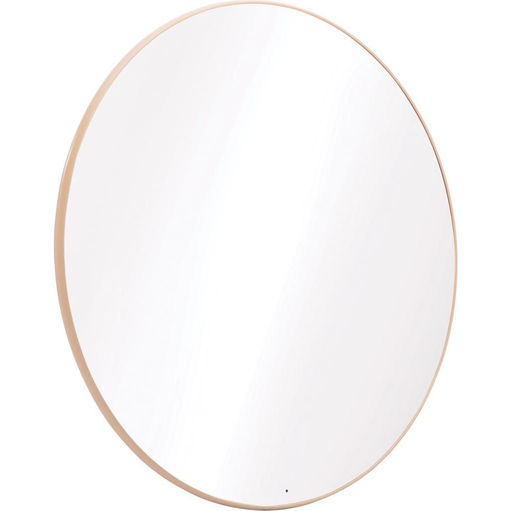 Kaplan Early Learning Company Circular Wall Mounted Mirror In Brown