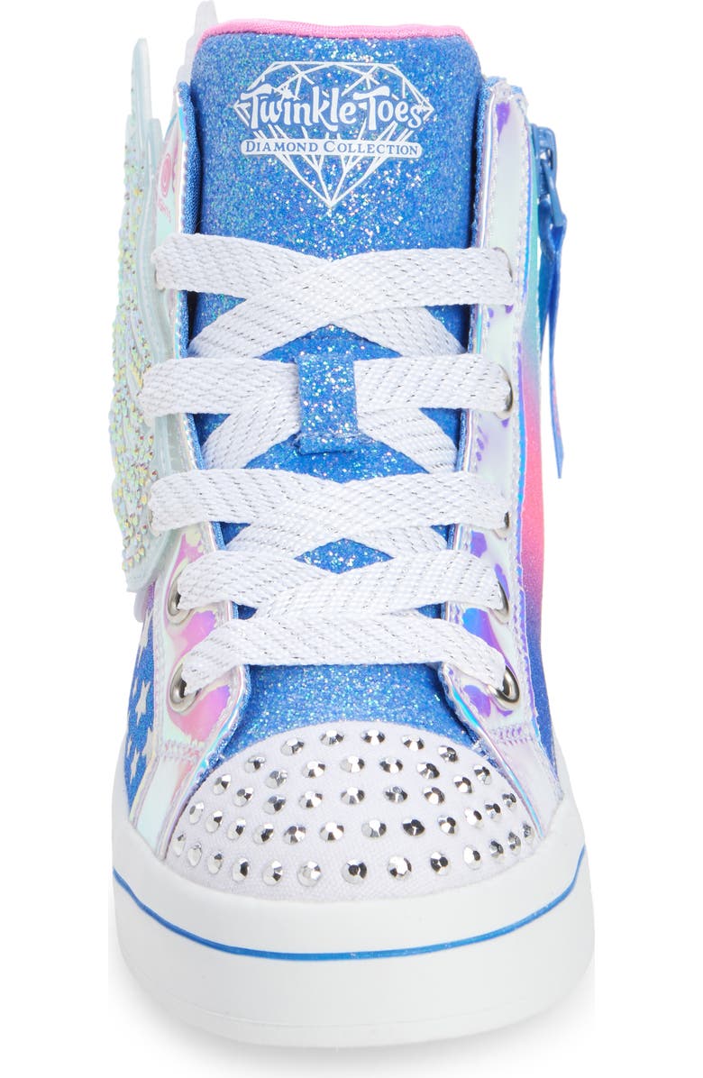 SKECHERS Kids' Twi-Lites 2.0 Light-Up High Top Sneaker, Alternate, color,
