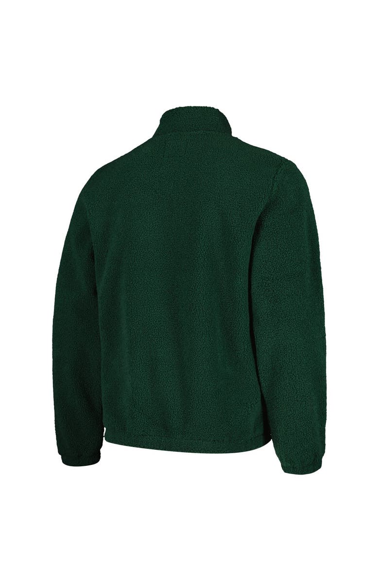 G-III SPORTS BY CARL BANKS Men's G-III Sports by Carl Banks Green Michigan State Spartans Pinch Runner Half-Zip Top, Alternate, color, Green