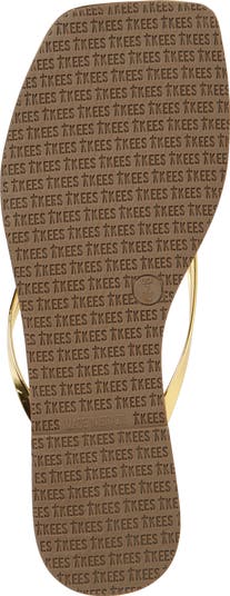 Lily Mirror Square Toe Flip Flop