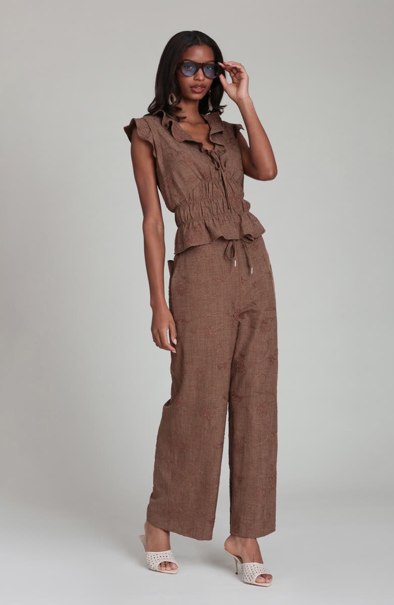 Bagatelle Pull-On Pants, Alternate, color, Cafe