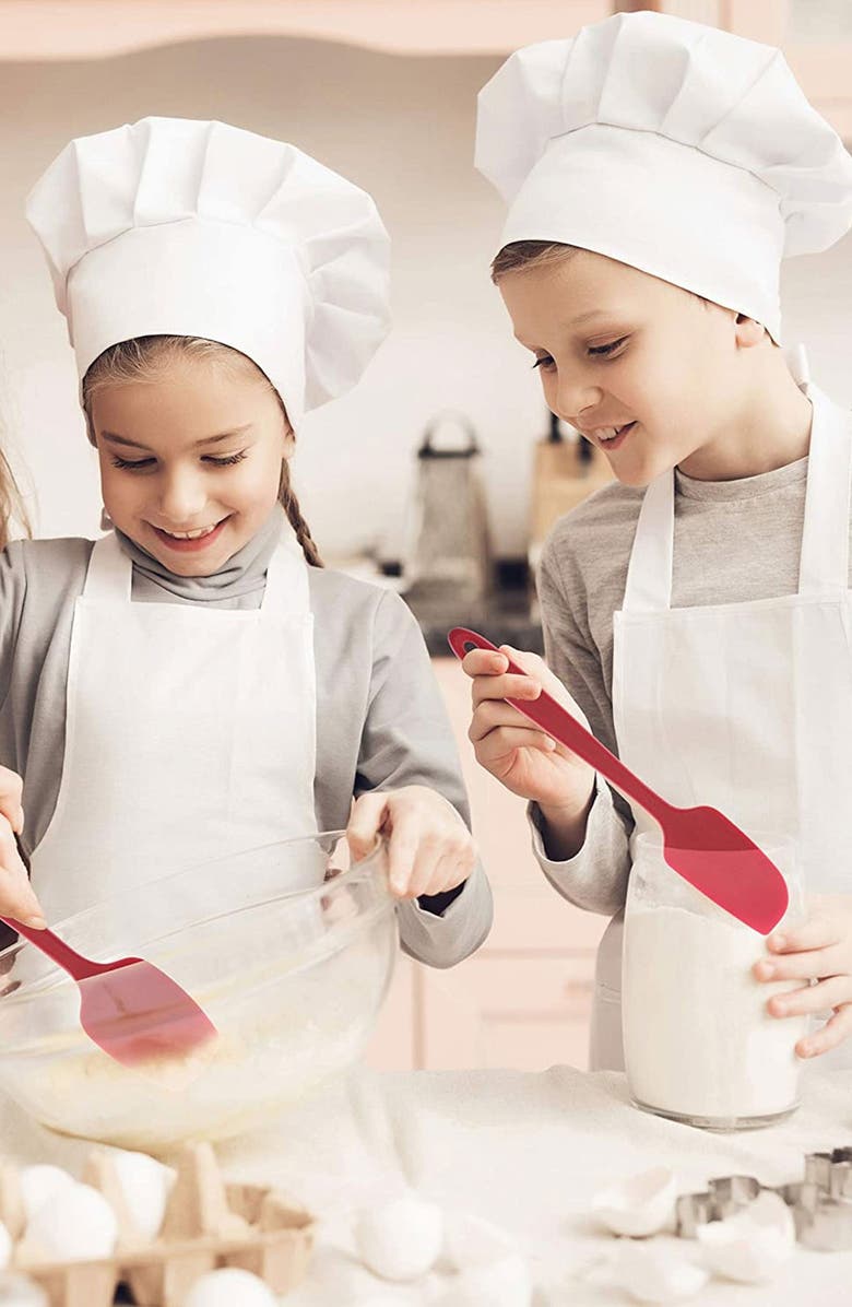 KALUNS 4-Piece Spatula Set, Alternate, color, Red