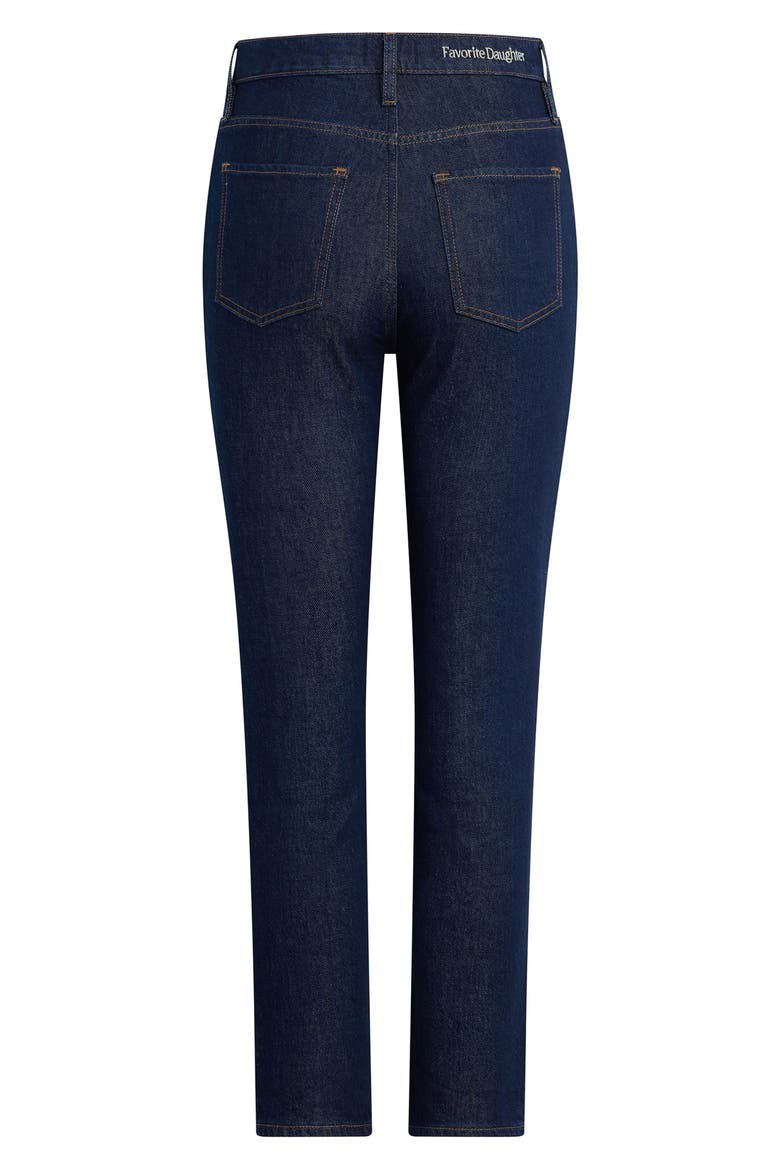 The Valentina Super High Waist Straight Leg Jeans, Alternate, color, OXFORD