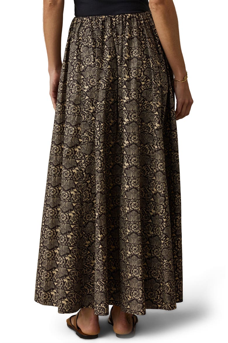 Coastal Poplin Nera Maxi Skirt, Alternate, color, NIGHT BLOOM
