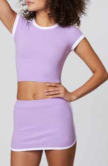 Florence by Mills Tipped Crewneck Rib T-Shirt