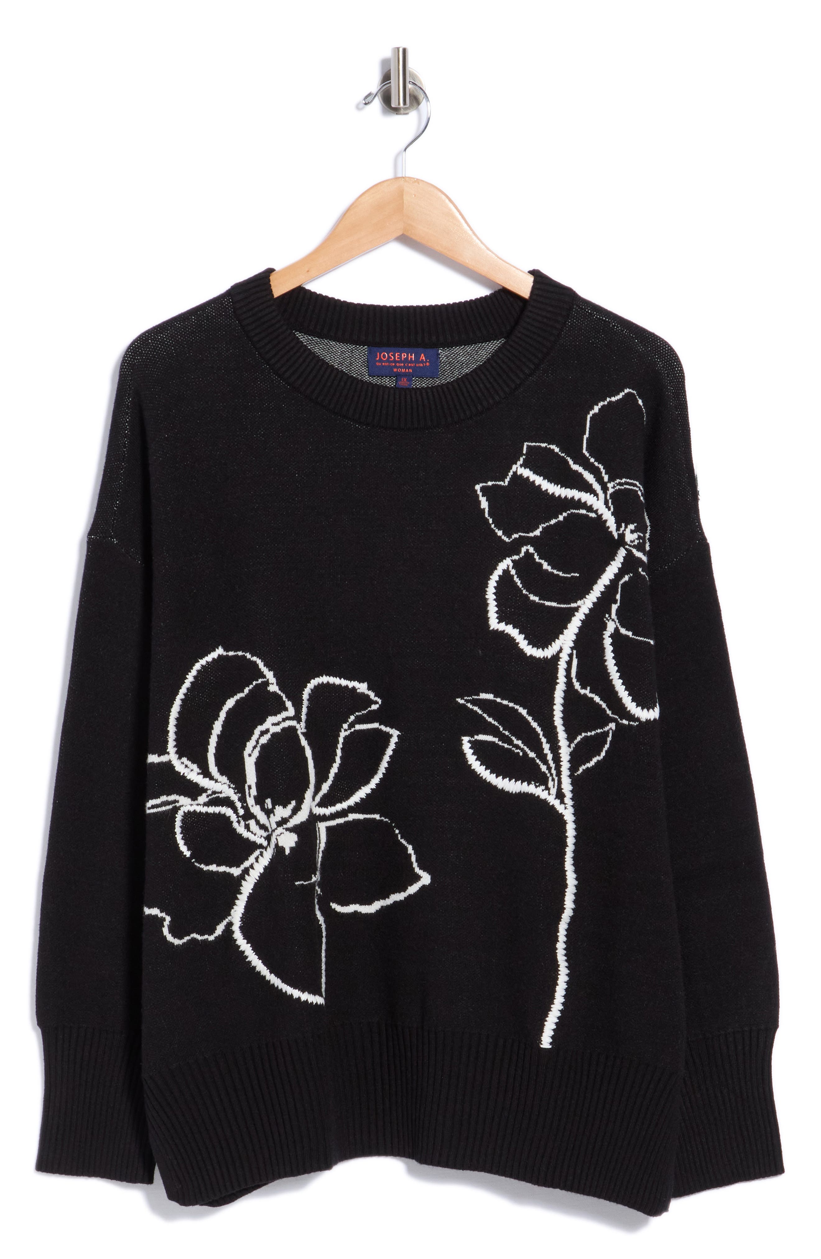 Placed Floral Sweater