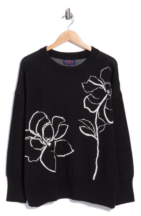 Placed Floral Sweater