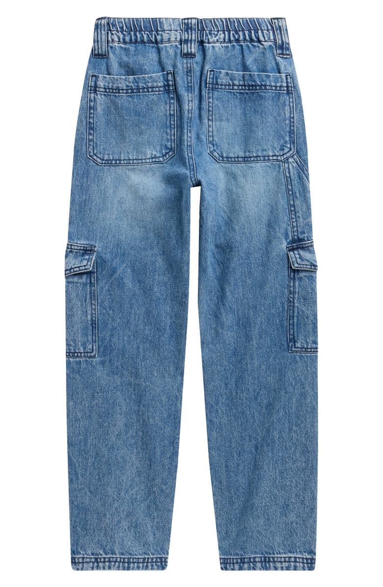 BLANKNYC Relaxed Fit Cargo Jeans, Alternate, color, Medium Wash