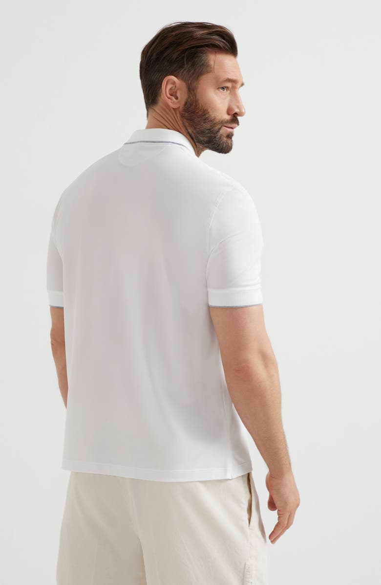 Brunello Cucinelli Piqué polo shirt, Alternate, color, 