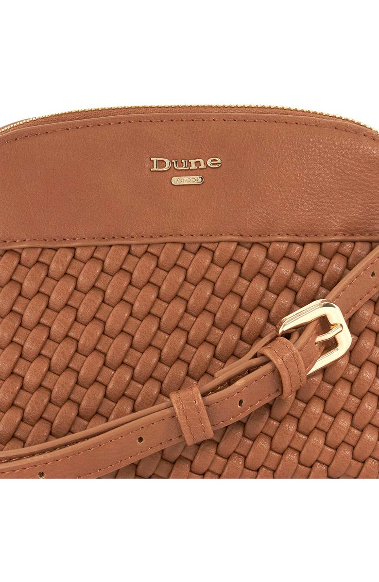 Dune London Distinct Faux Leather Crossbody Bag, Alternate, color, Tan