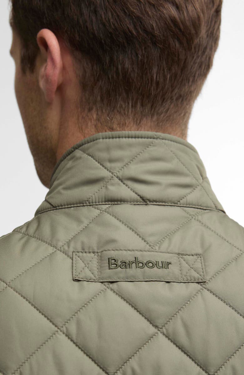 Barbour New Lowerdale Diamond Quilted Vest, Alternate, color, Dusty Olive