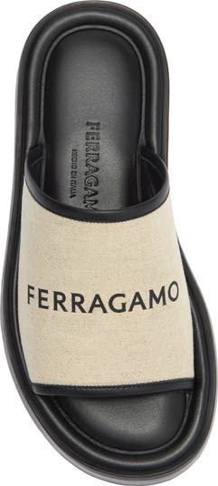 サンダル・ミュール FERRAGAMO SLIDE SANDAL WITH LOGO Slide with logo - Women | Ferragamo