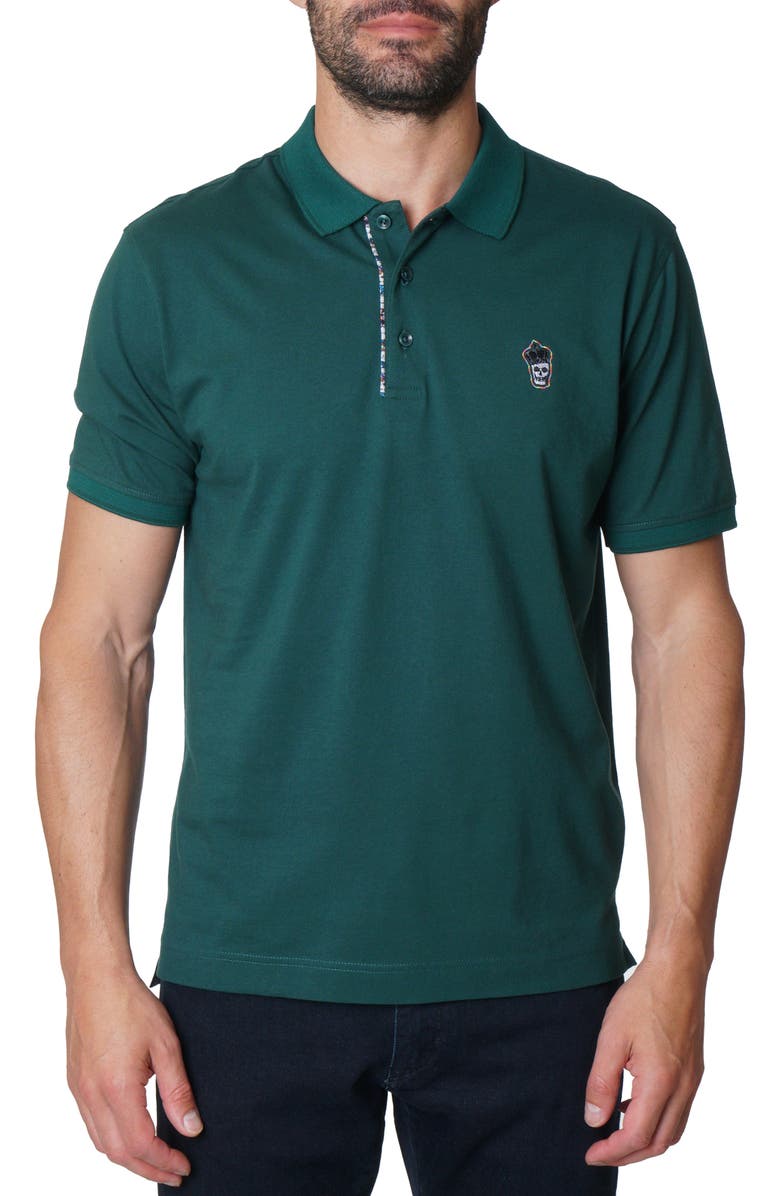 Robert Graham Lucifer Knit Polo, Main, color,