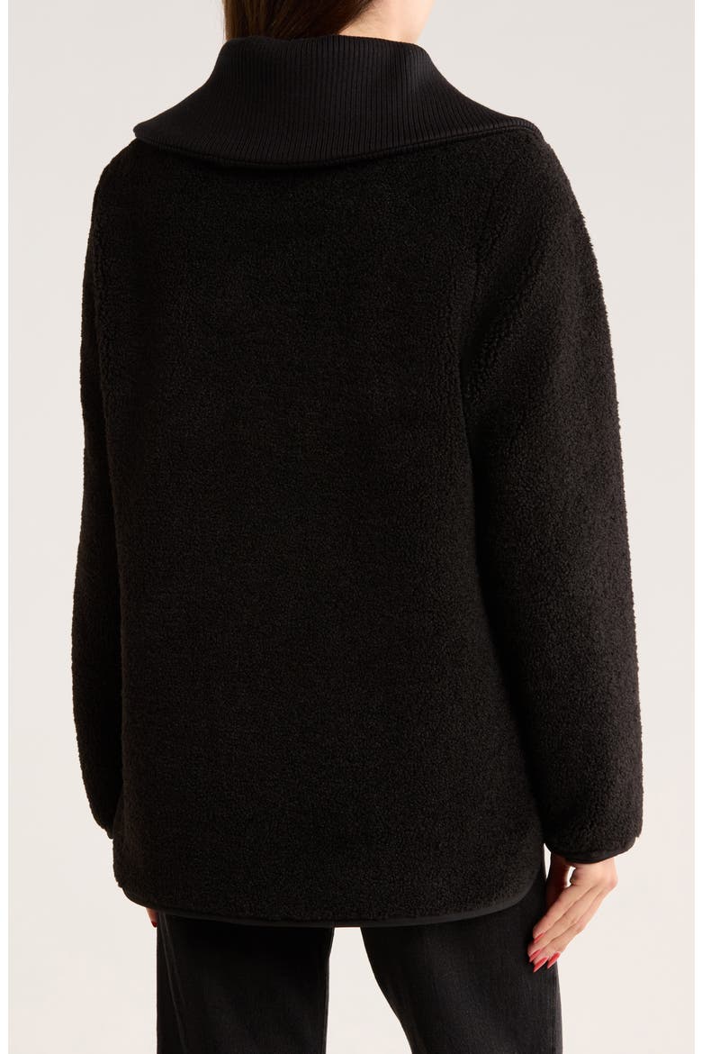 Zip Fleece Jacket, Alternate, color, BLACK