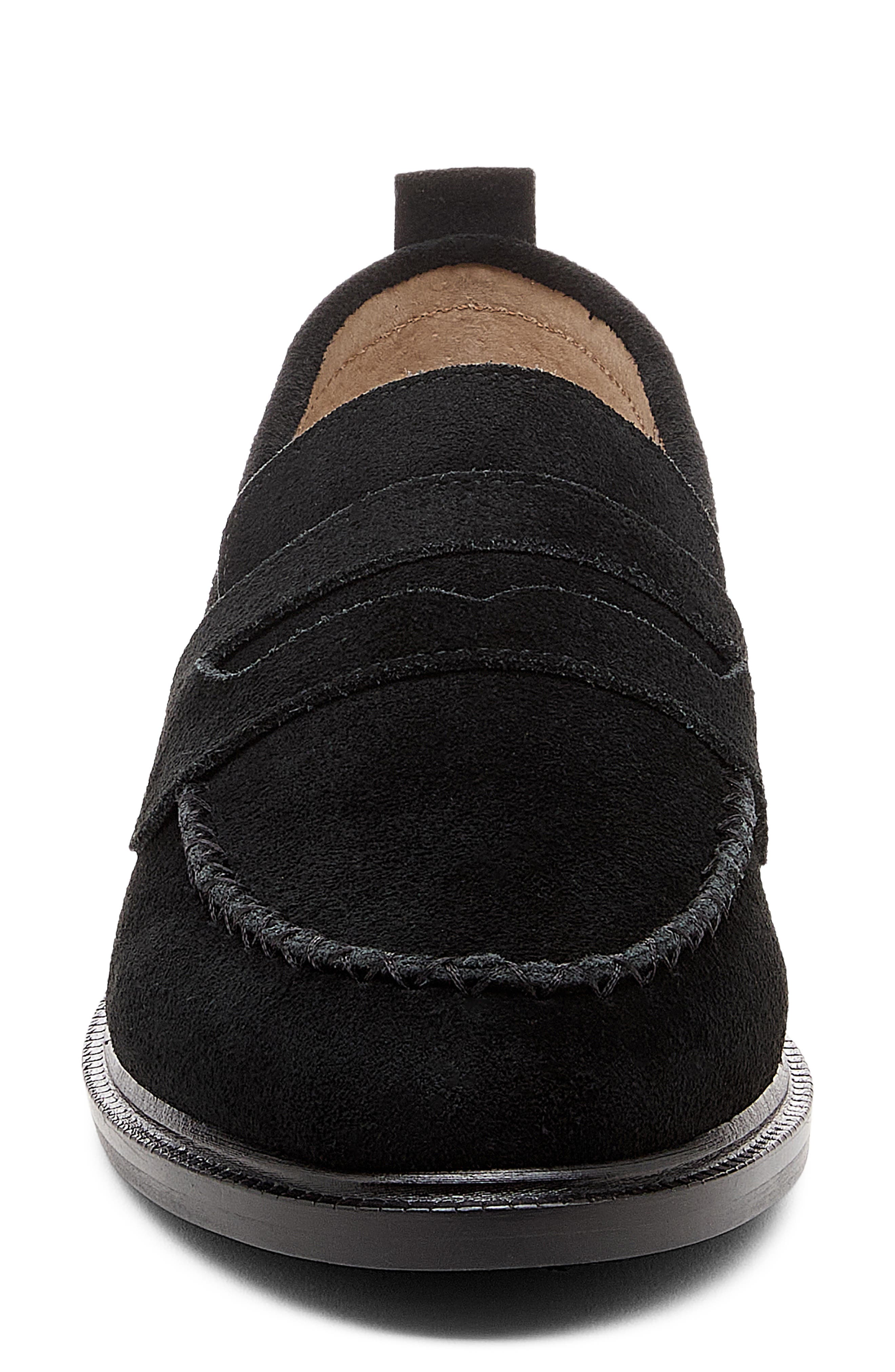 Lens Penny Loafer, Alternate, color, BLACK