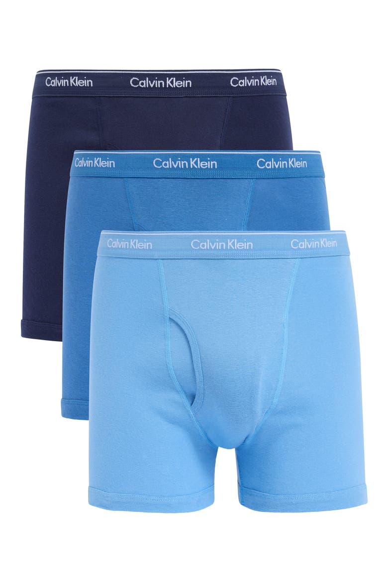 Boxer Briefs - Pack of 3, Main, color, PEACOAT/DELFT/SILVER LAKE BLUE
