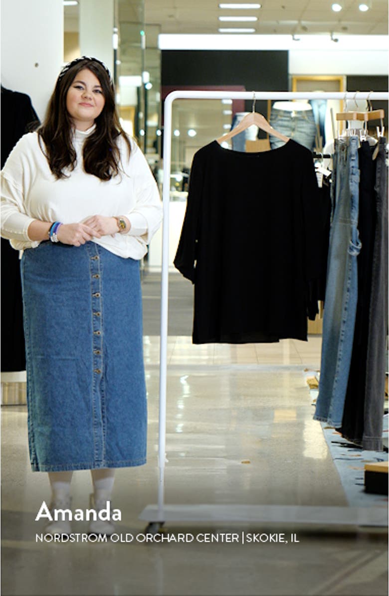 Ballet Neck Silk Top, sales video thumbnail