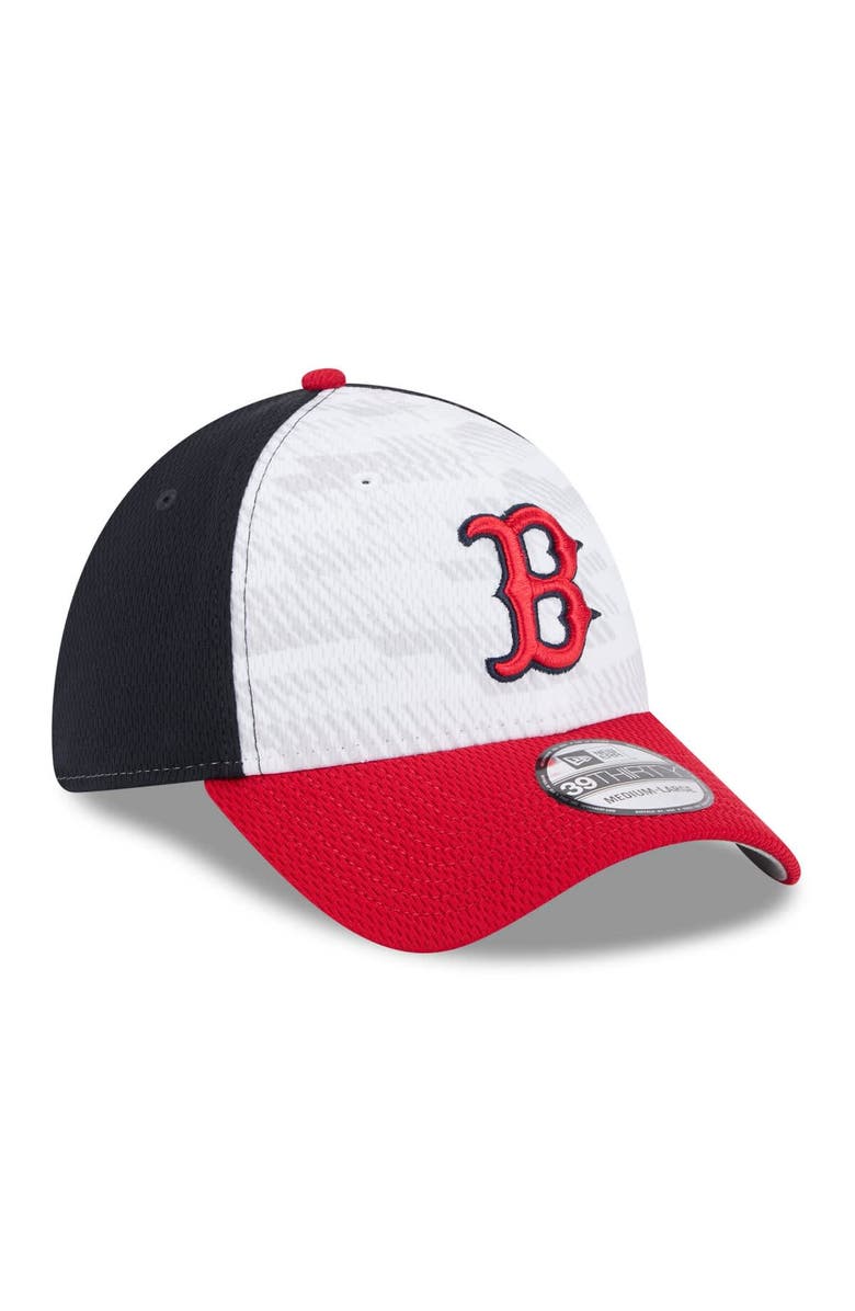 New Era Men's New Era Navy/Red Boston Red Sox 2025 MLB Clubhouse 39THIRTY Flex Hat, Alternate, color, Navy