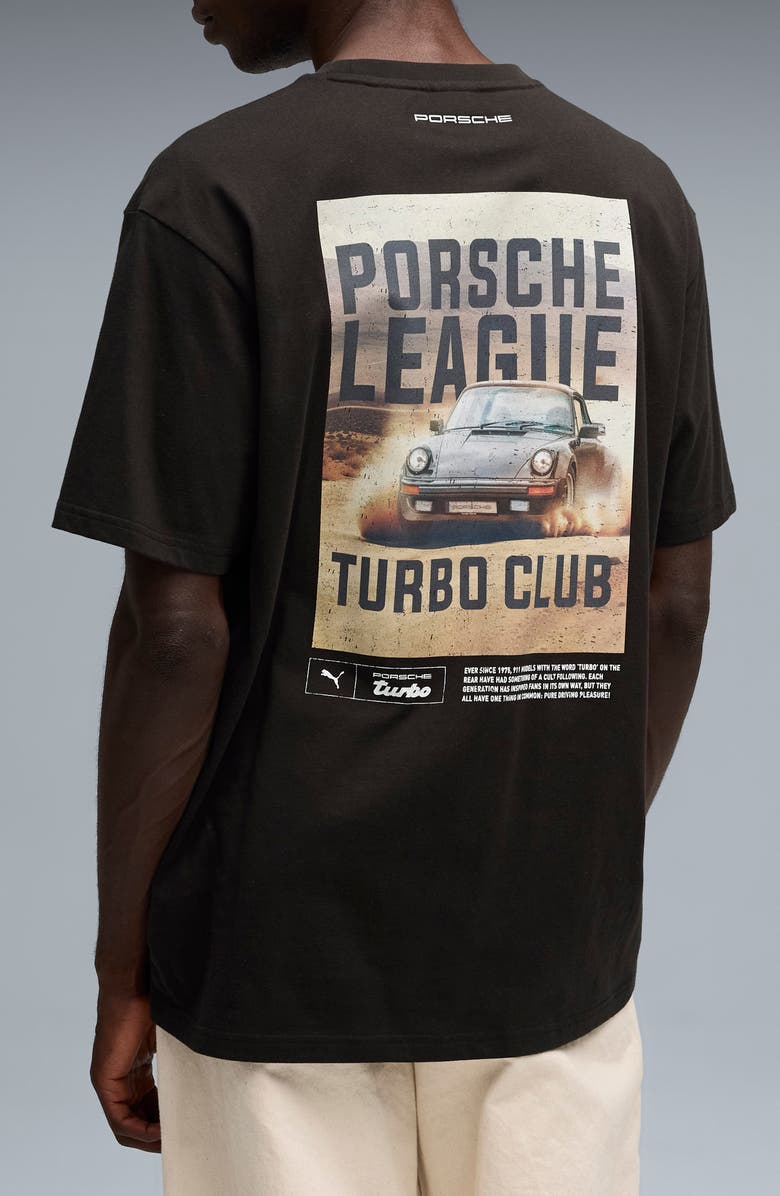 PUMA Porsche League 1 Graphic T-Shirt, Alternate, color, Puma Black