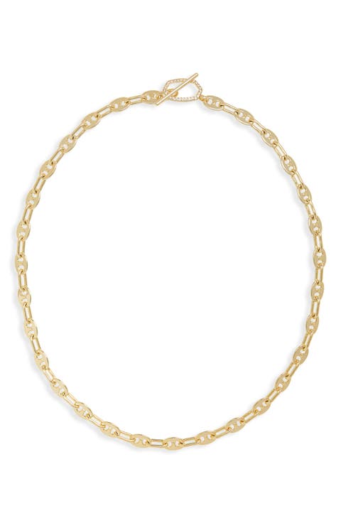 Elisa Toggle Link Chain Necklace