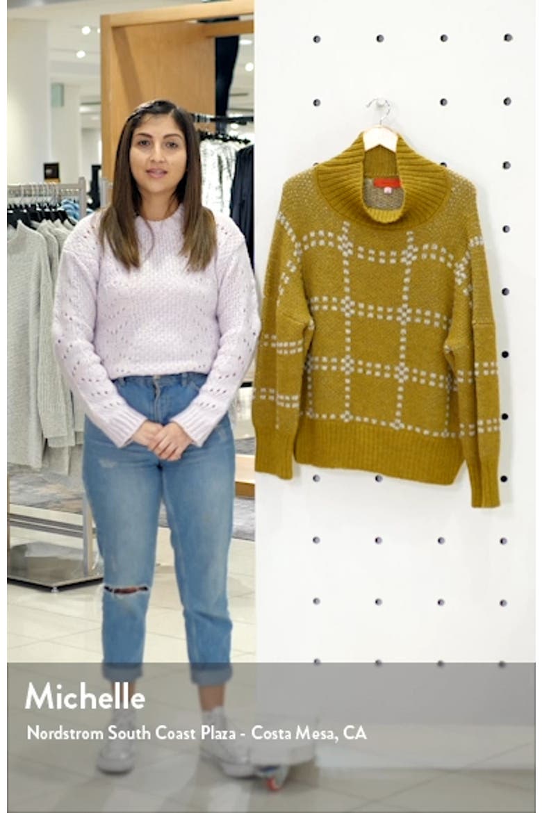 Check Alpaca Blend Sweater video