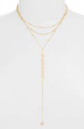 Ettika Triple Layer Y-Necklace