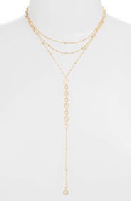 Ettika Triple Layer Y-Necklace