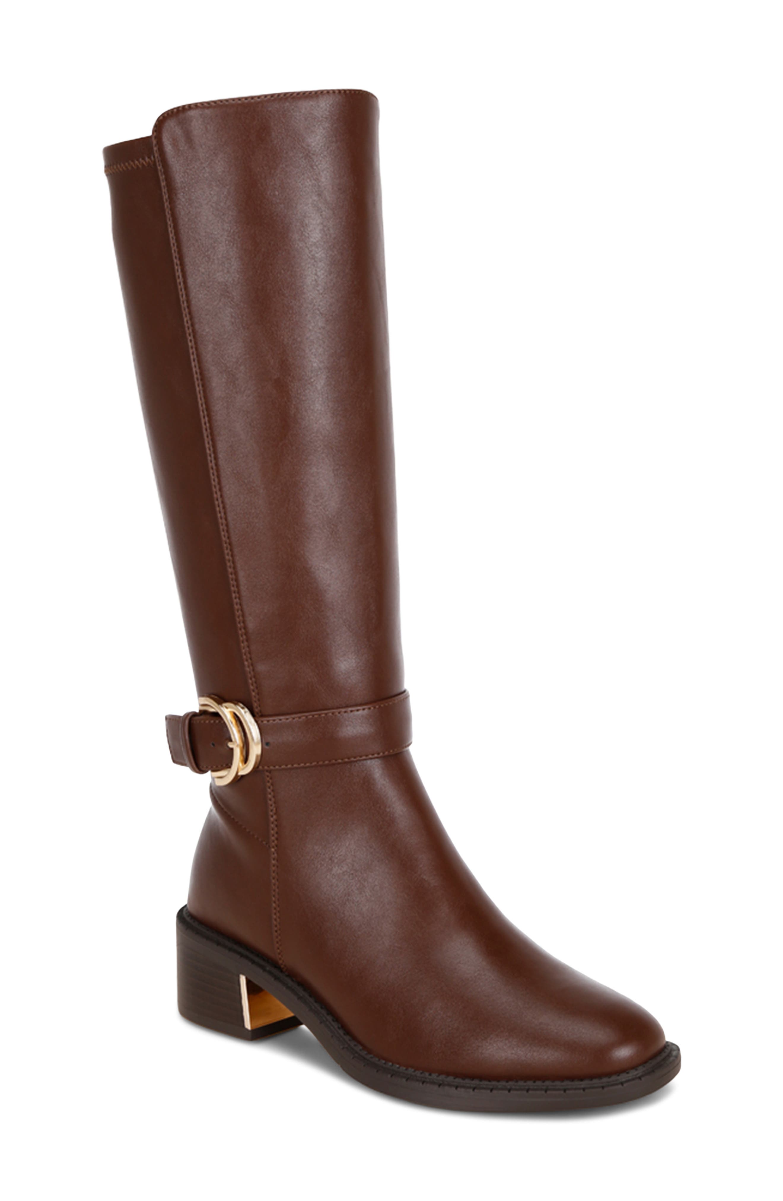 Lewang Leather Knee High Boot