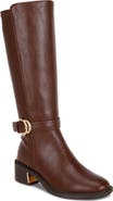LONDON RAG Lewang Leather Knee High Boot