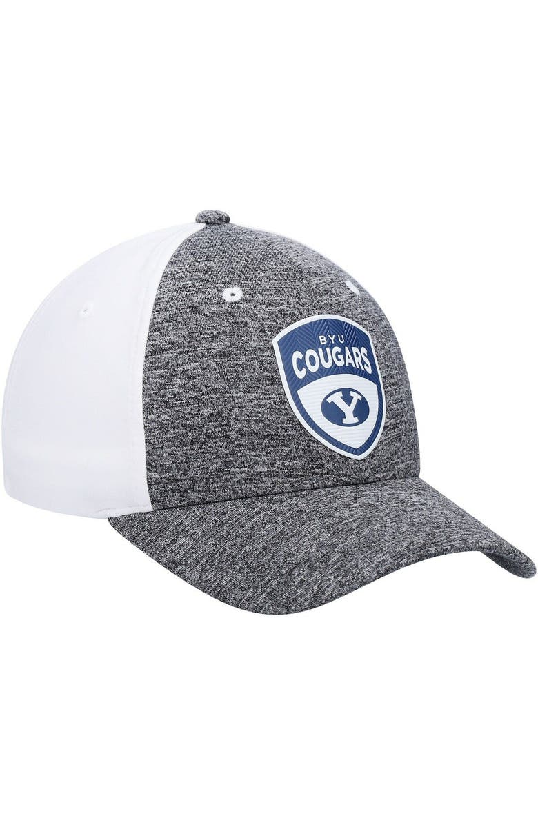 ZEPHYR Men's Zephyr Gray BYU Cougars Pomona Snapback Hat, Alternate, color,