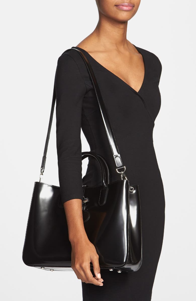 Longchamp 'Medium Roseau Box' Tote, Alternate, color,