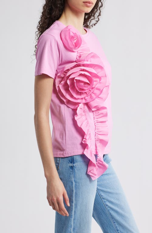 Nikki Lund Peony Floral Appliqué Top
