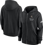 Nike Women's Nike Black Pittsburgh Steelers Phoenix Rewind Full-Zip Hoodie