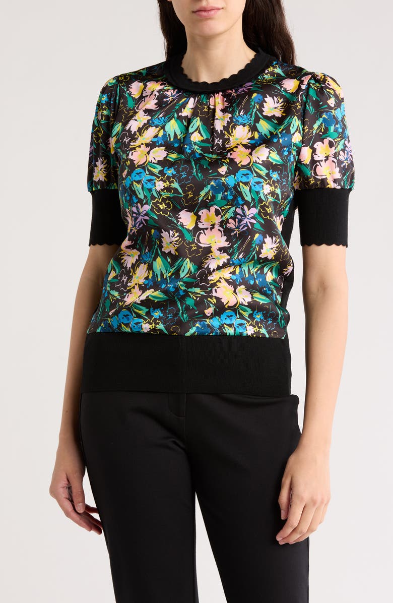 Ted Baker London Magnolia Puff Sleeve Top, Main, color,