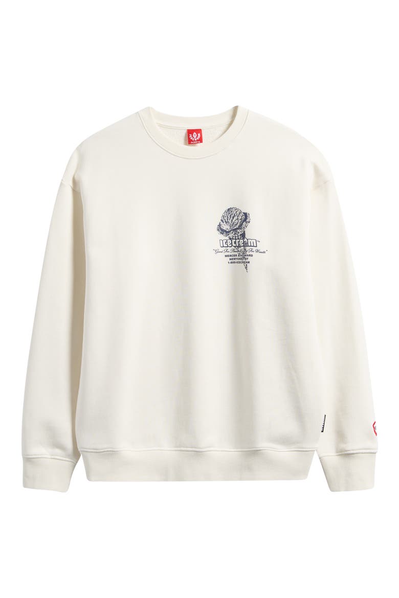 The Biz Graphic Sweatshirt, Alternate, color, WHISPER WHITE